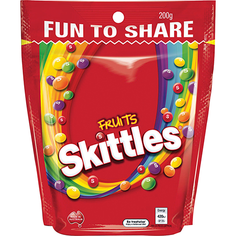 Skittles Fruits Confectionery 200G