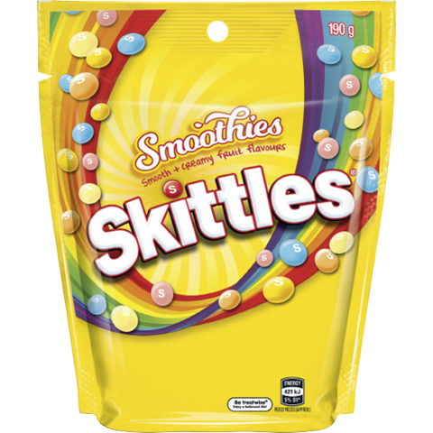 Skittles Smoothies Confectionery 190G