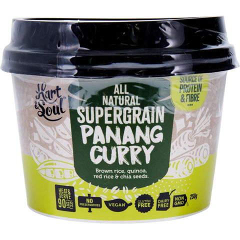 Hart & Soul Super Grain Prepacked Meal Vegetable Panang Curry