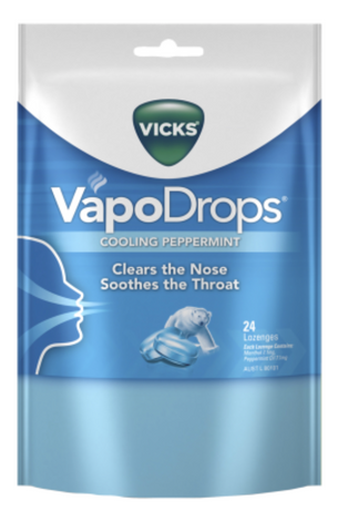 Vicks V/Drops Peppermint 24pk