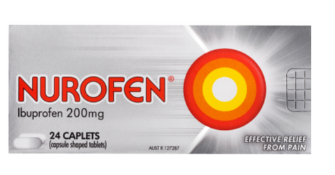 Nurofen Caplets 24pk (200mg ibuprofen)