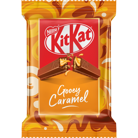 Nestle Kit Kat Gooey Caramel Chocolate Bar 6EA