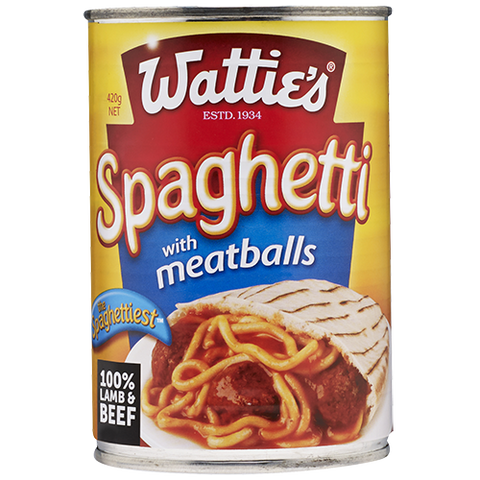 Watties Spaghetti with meat balls 420g