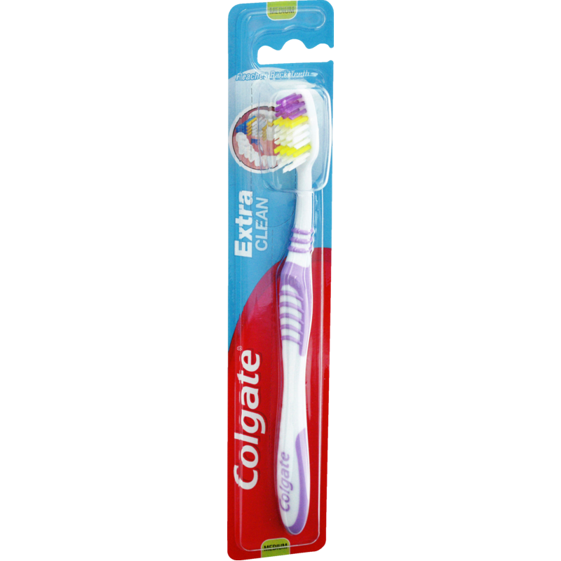 Colgate Extra Clean Medium Toothbrush 1pk