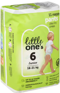 Little Ones Nappies S6 16Kg+ 11pk (NEW)