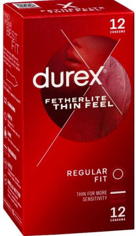 Durex Featherlite Thin Feel 12s SPECIAL $12.00 + GST