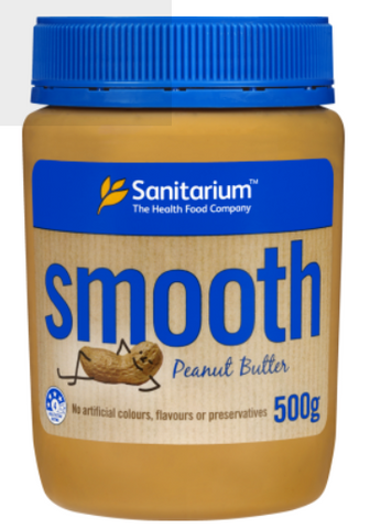 Sanitarium Smooth Peanut Butter 500g