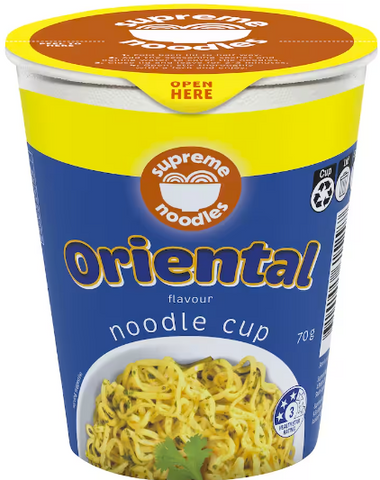 Supreme Instant Noodles Oriental Cup 70g