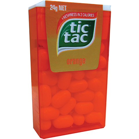 Tic Tac Orange Flavour Mints Confectionery 