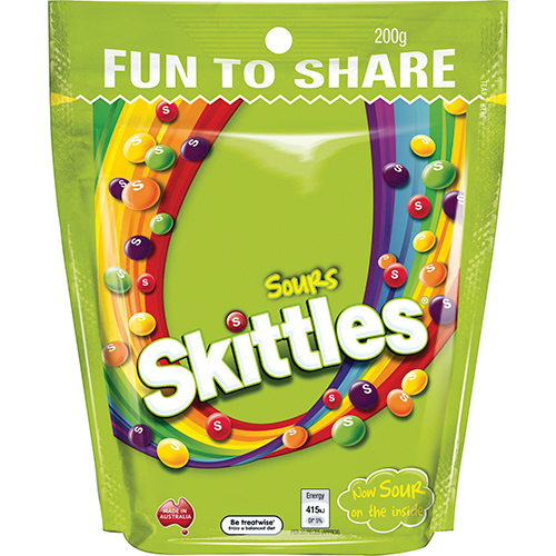 Skittles Sours Confectionery 190G