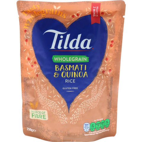 Tilda Steamed Rice Brown Basmati & Quinoa
