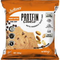 Justine's Peanut Butter Choc Chip Protein Cookie 60g