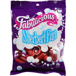 RJ's Fabulicious Sherbert Fizz Confectionery 200G
