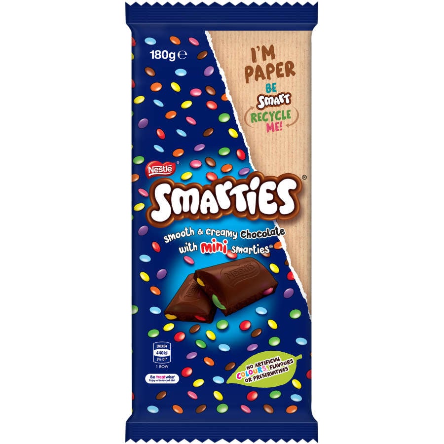 Nestle Smarties Chocolate Block