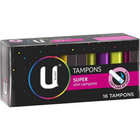 U By Kotex Tampons Super 16pk