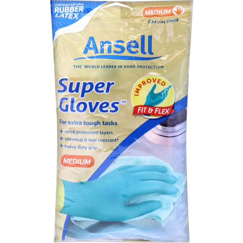 Ansell Supergloves Gloves Cotton Medium