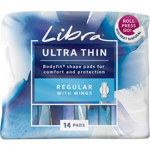 Libra Ultra Thin Pads Regular With Wings