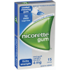 Nicorette Gum Icy Mint Extra Strength 4mg 15pk