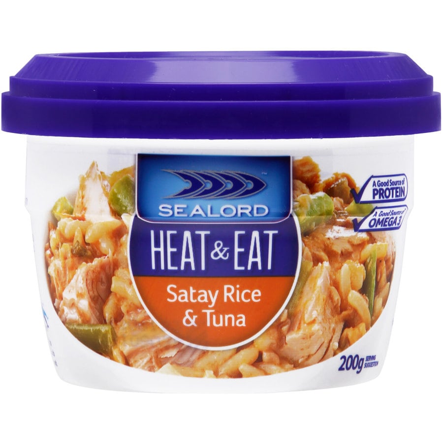 Sealord Heat & Eat Tuna & Satay Rice