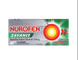 Nurofen Zavance Ibuprofen Caplets 12pk