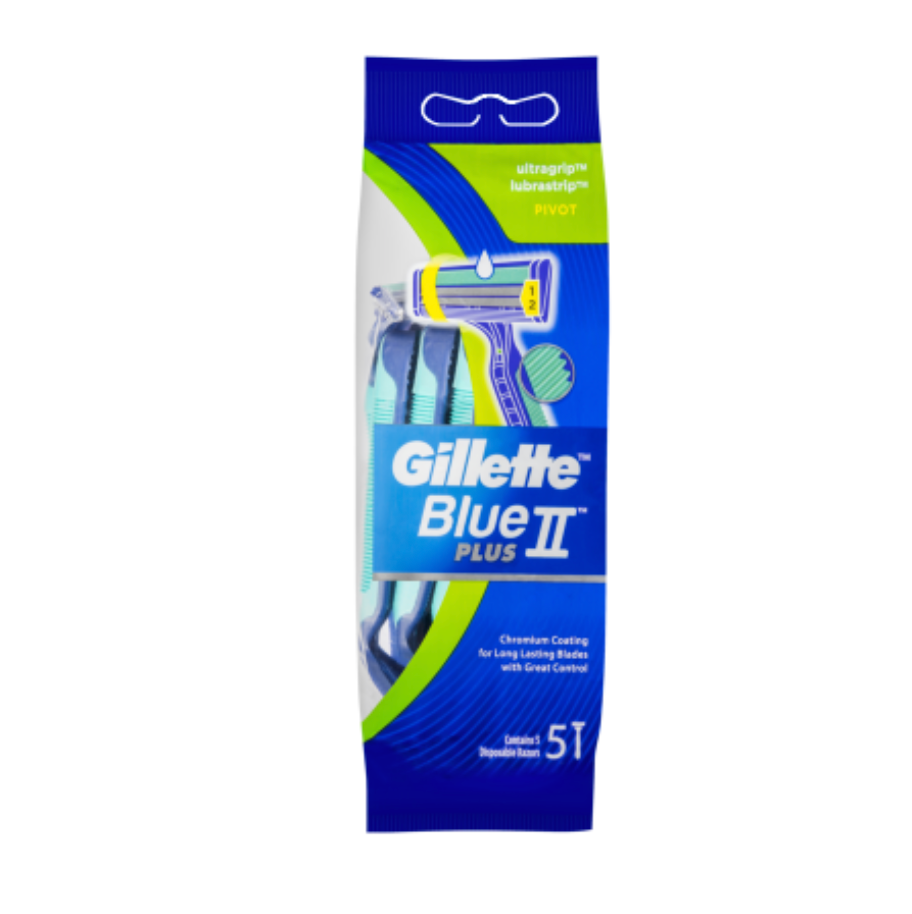 Gillette Blue 2 Plus Disposable Razors 5pk