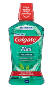 Colgate Plax Freshmint Alcohol Free Mouthwash 500ml