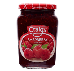 Craig's Raspberry Fruit Jam 375g