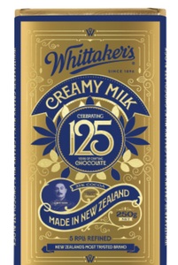 Whittaker's Creamy Milk 33% Cocoa Milk Chocolate Block 250g