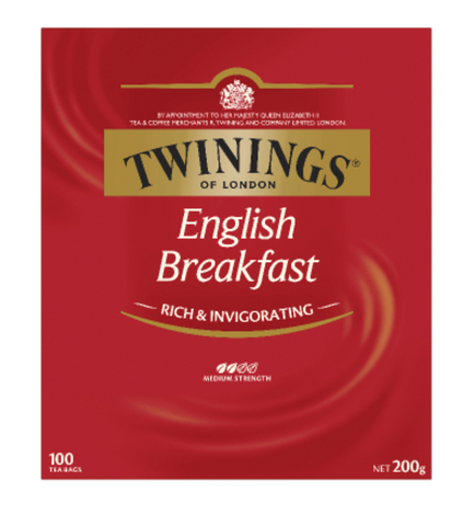 Twinings English Breakfast Tea Bags 100pk