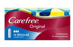 Carefree Original Regular Tampons 16ea