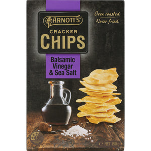 Arnotts Cracker Chips Sea Salt & Balsamic Vinegar