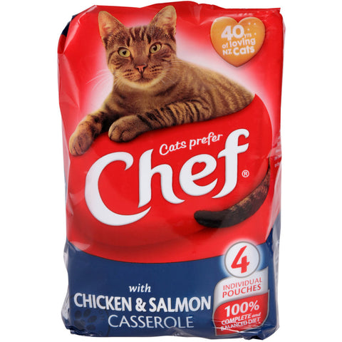Chef Singles Cat Food Chicken & Salmon 100G