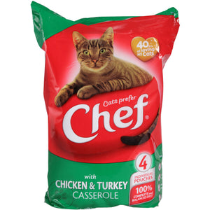 Chef Singles Cat Food Chicken & Turkey 100G