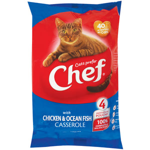 Chef Singles Cat Food Chicken & Ocean Fish 100G
