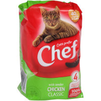 Chef Classic Wet Cat Food Tender Chicken (Bag 4x100g)