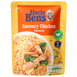 Uncle Ben's Savoury Chicken Flavour Microwave Rice Pouch 250g