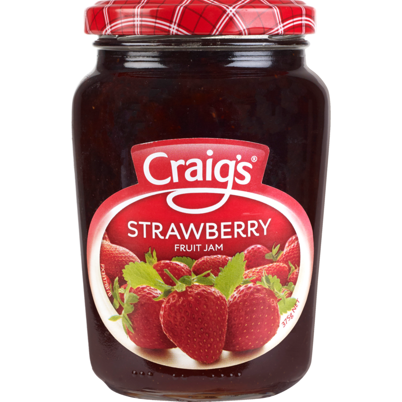 Craigs Strawberry jam 375g