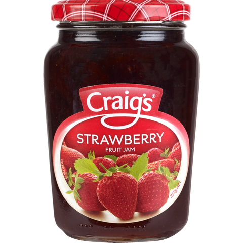 Craigs Strawberry jam 375g