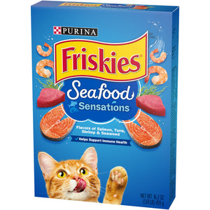 Friskies Dry Cat Food Seafood Sensations