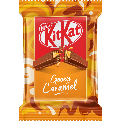 Nestle Kit Kat Gooey Caramel Chocolate Bar 6EA
