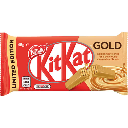 Nestle Kit Kat Gold Chocolate Bar 45G