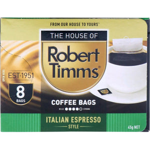 Robitimms coffee bags expresso 8s