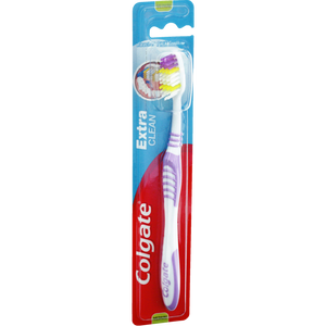 Colgate Extra Clean Medium Toothbrush 1pk