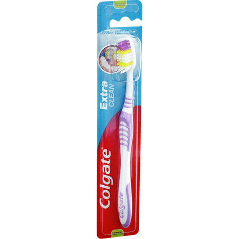 Colgate Extra Clean Medium Toothbrush 1pk