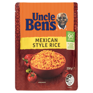 Uncle Ben's Mexican Style Microwave Rice Pouch 250g