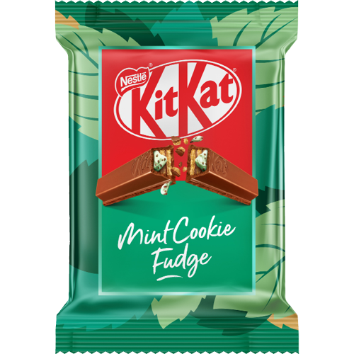 Nestle Kit Kat Mint Cookie Fudge Chocolate Bar 6EA