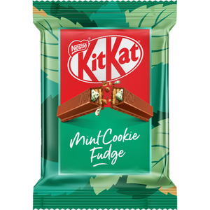 Nestle Kit Kat Mint Cookie Fudge Chocolate Bar 6EA