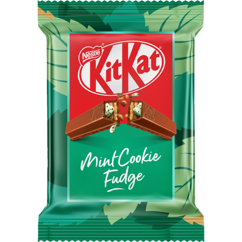 Nestle Kit Kat Mint Cookie Fudge Chocolate Bar 6EA