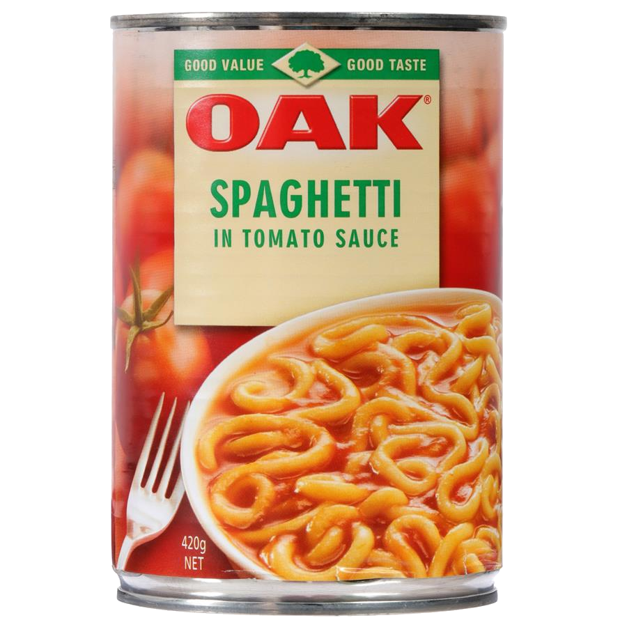 Oak Spaghetti in Tomato Sauce 420g