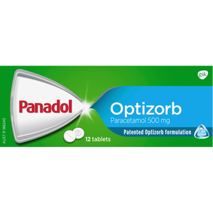 Panadol Optizorb Tablets 12pk